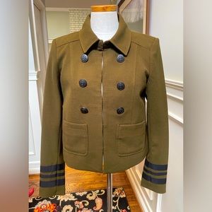 Loft Military Style Cropped Jacket